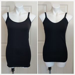 Pair of Bravado seamless classic nursing cami sz M